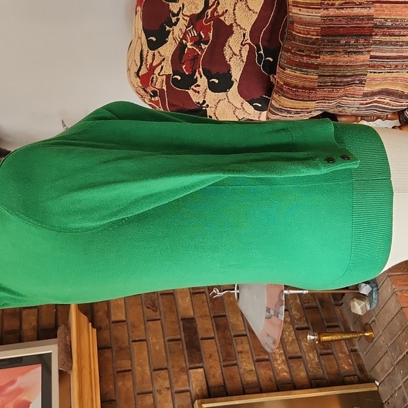 GAP womens green cardigan size small 100% cotton short sleeve button front soft - Picture 7 of 15